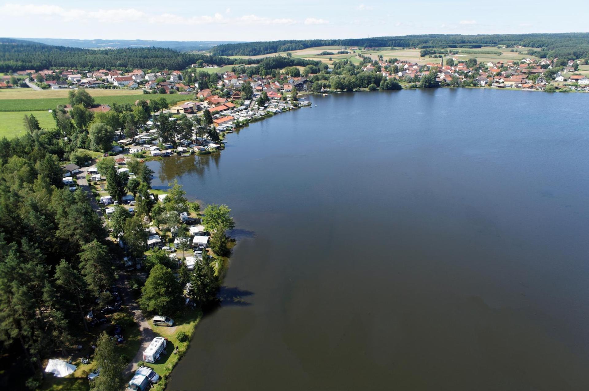 Luftaufnahme-Campingplatz Neubäuer See