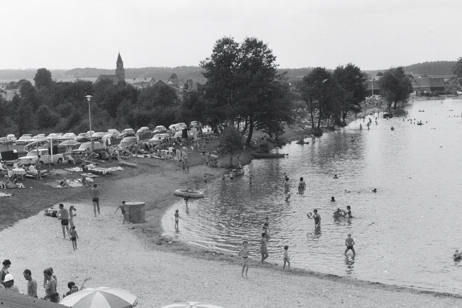 Damals - Neubäuer See Strandbad früher
