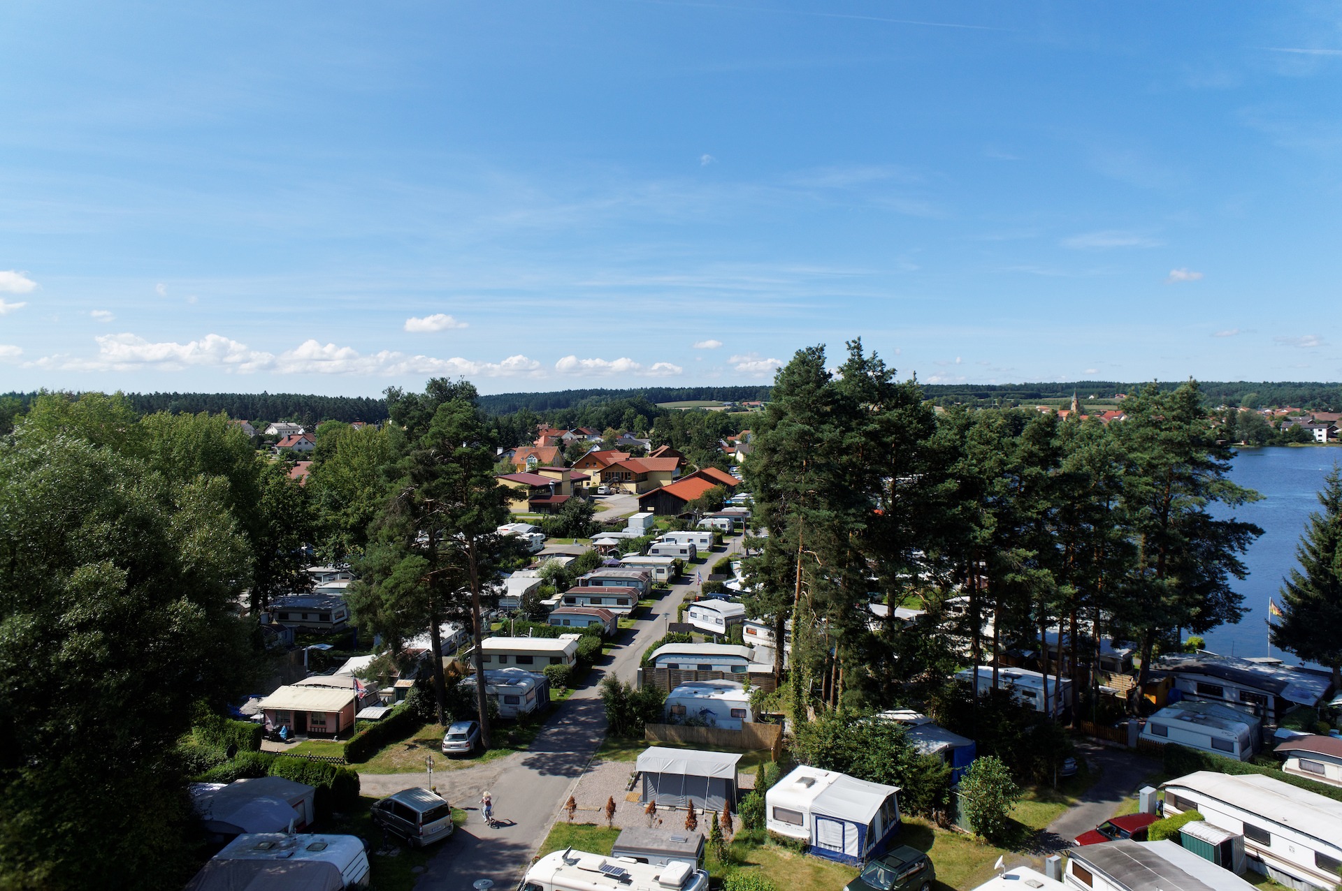 Luftaufnahme Campingpark Neubäu - Neubäuer See