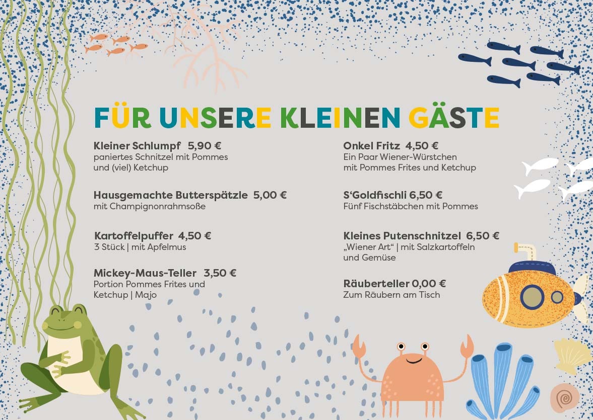 Unsere Kinderkarte