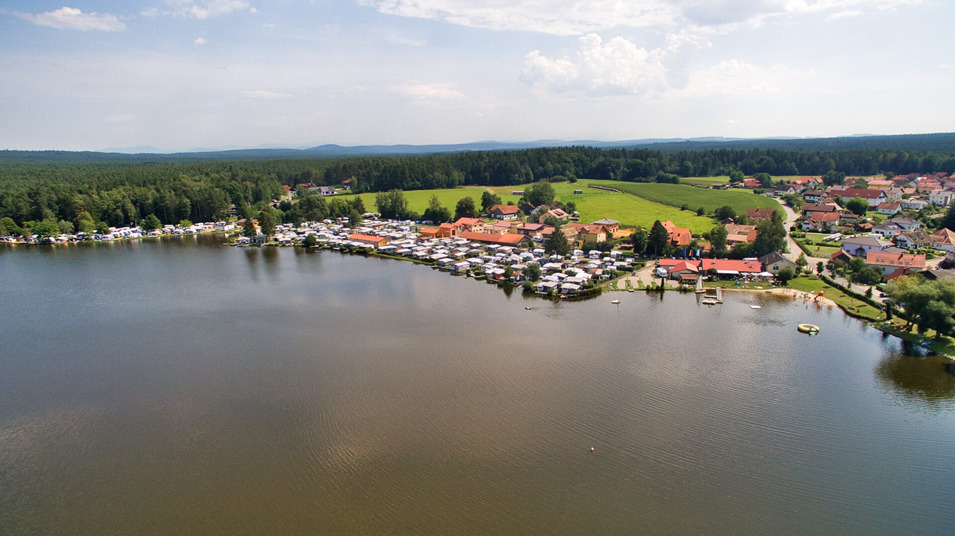 See-Campingpark Neubäu - Panorama von oben