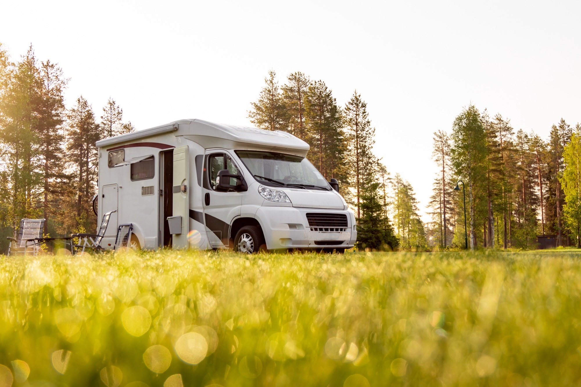Wohnmobil im Grünen